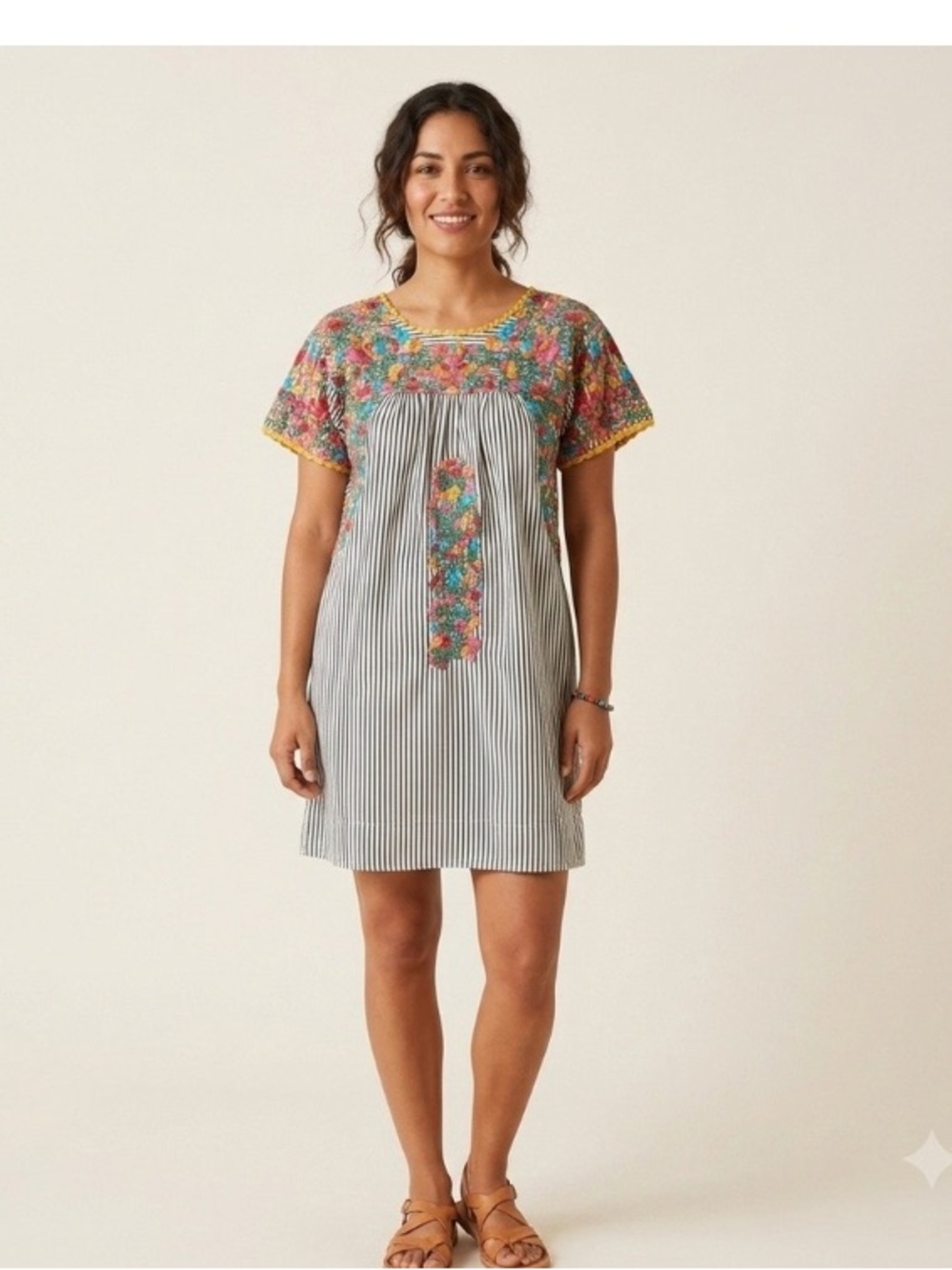 Sister Mary Boho embroidered dress